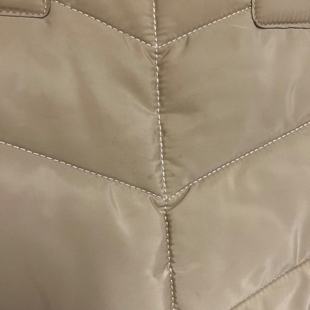 topshop tan quilted puffer tote bag - Picture 8 of 10